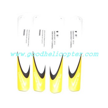 fq777-505 helicopter parts main blades (yellow color) - Click Image to Close